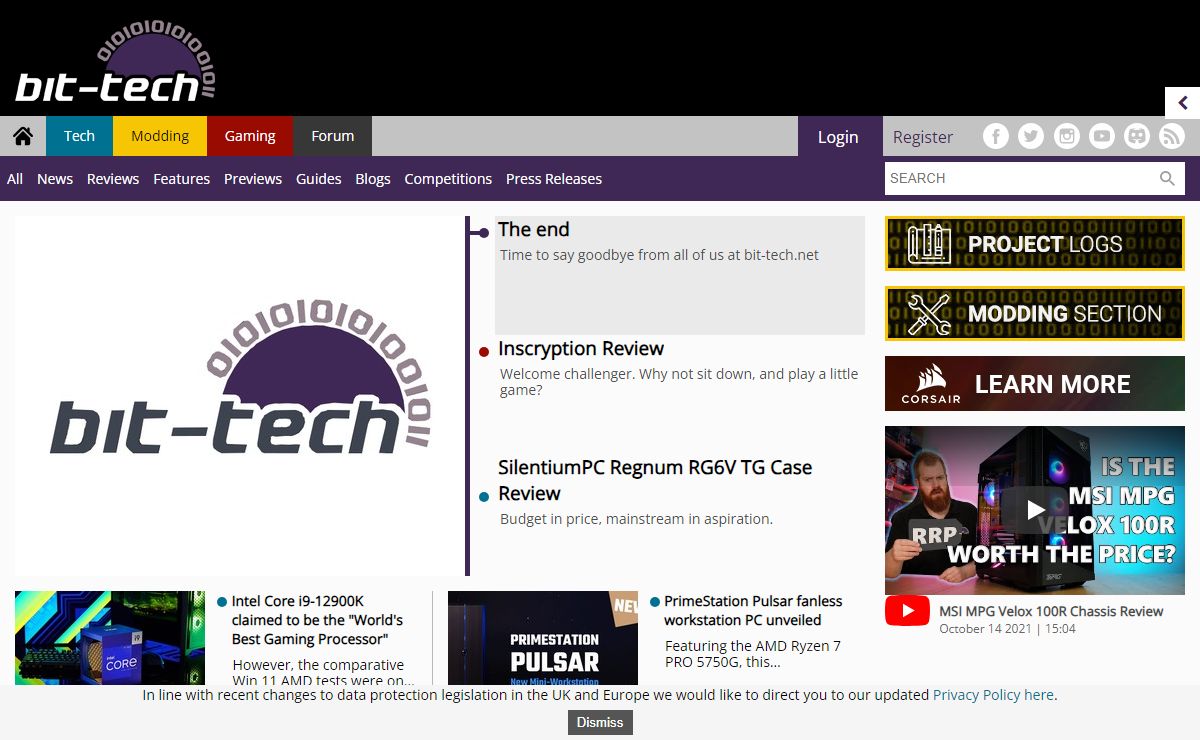 The UK's leading source for Hardware and Games reviews | bit-tech.net