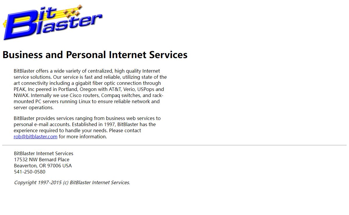 BitBlaster Internet Services
