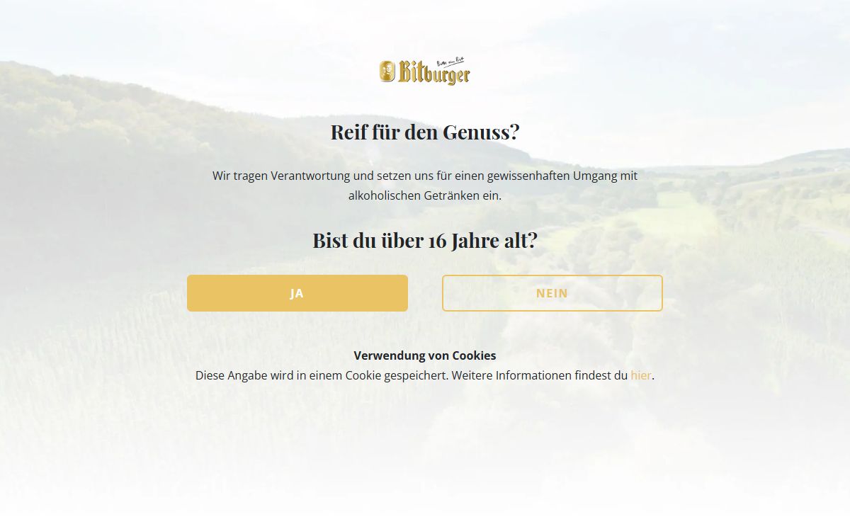 Bitburger – So gut kann Bier schmecken