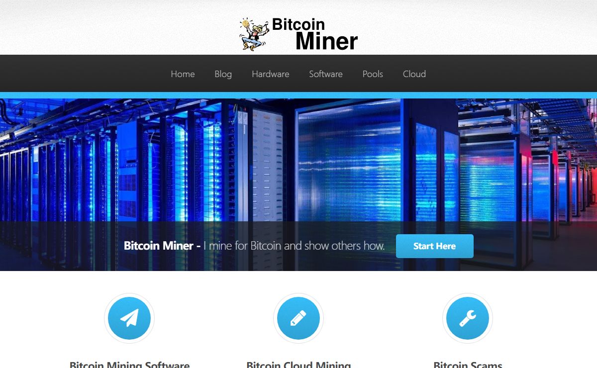 Bitcoin Miner - I mine for Bitcoin and show others how.