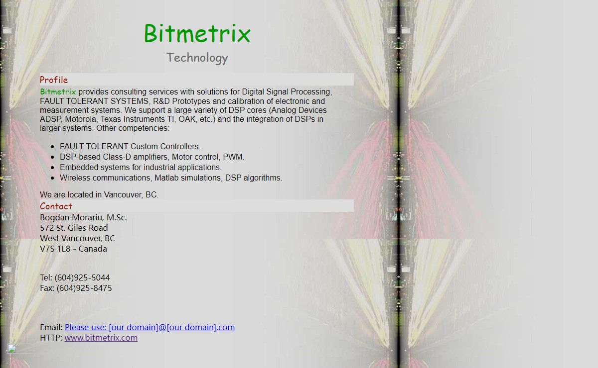 Bitmetrix Technology DSP