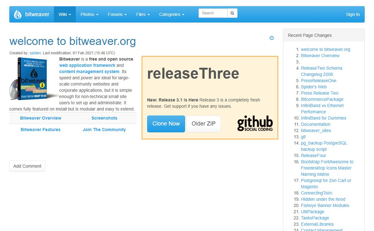 welcome to bitweaver.org - bitweaver
