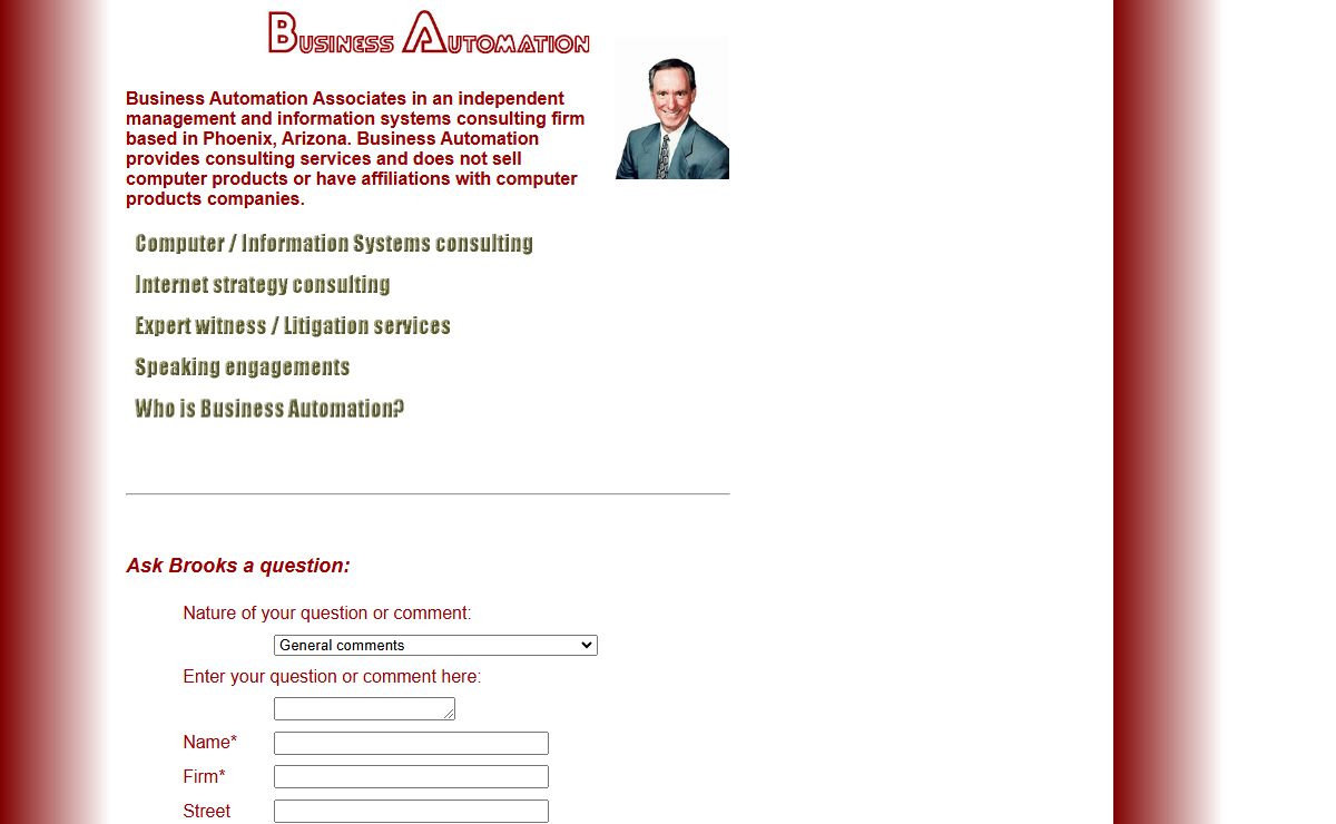 Management Consulting and Computer Expert Witness on Information Technology and Internet Strategy