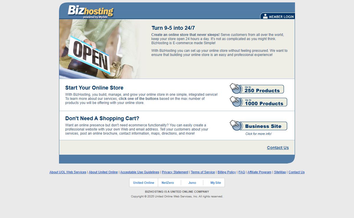 Online Stores Made Simple - Bizhosting