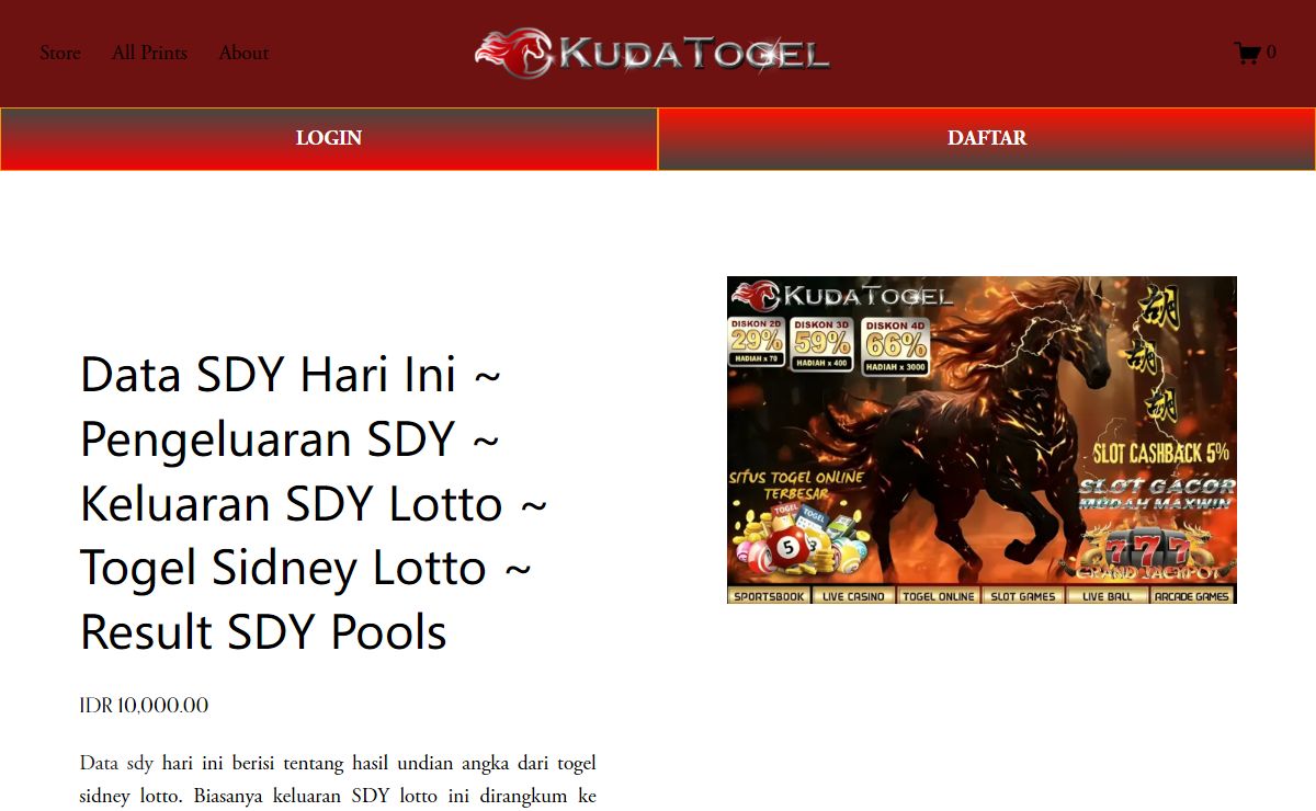 Data SDY Hari Ini ~ Pengeluaran SDY ~ Keluaran SDY Lotto ~ Togel Sidney Lotto ~ Result SDY Pools