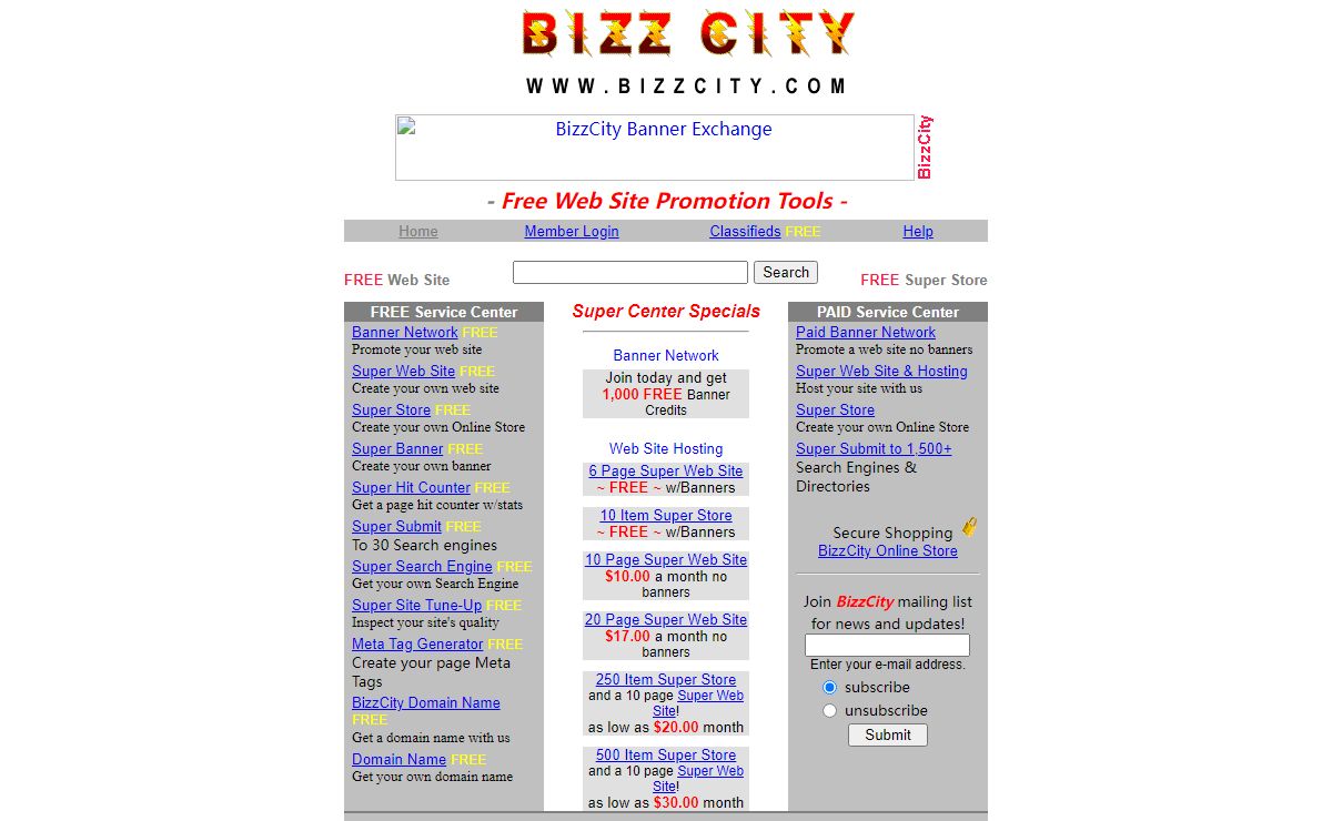 BizzCity - Welcome to the Super Center