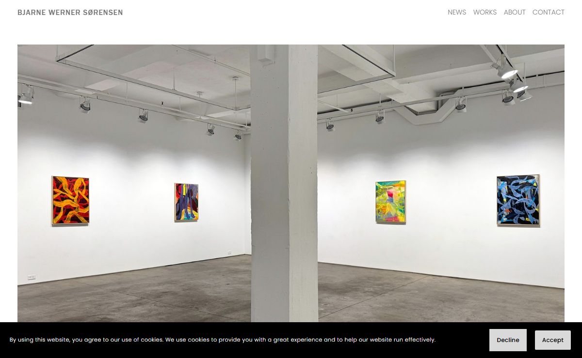 BJARNE WERNER SØRENSEN - Original paintings and prints