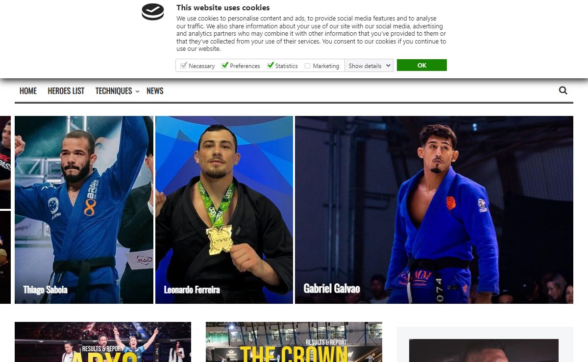 BJJ Heroes, the jiu jitsu encyclopedia