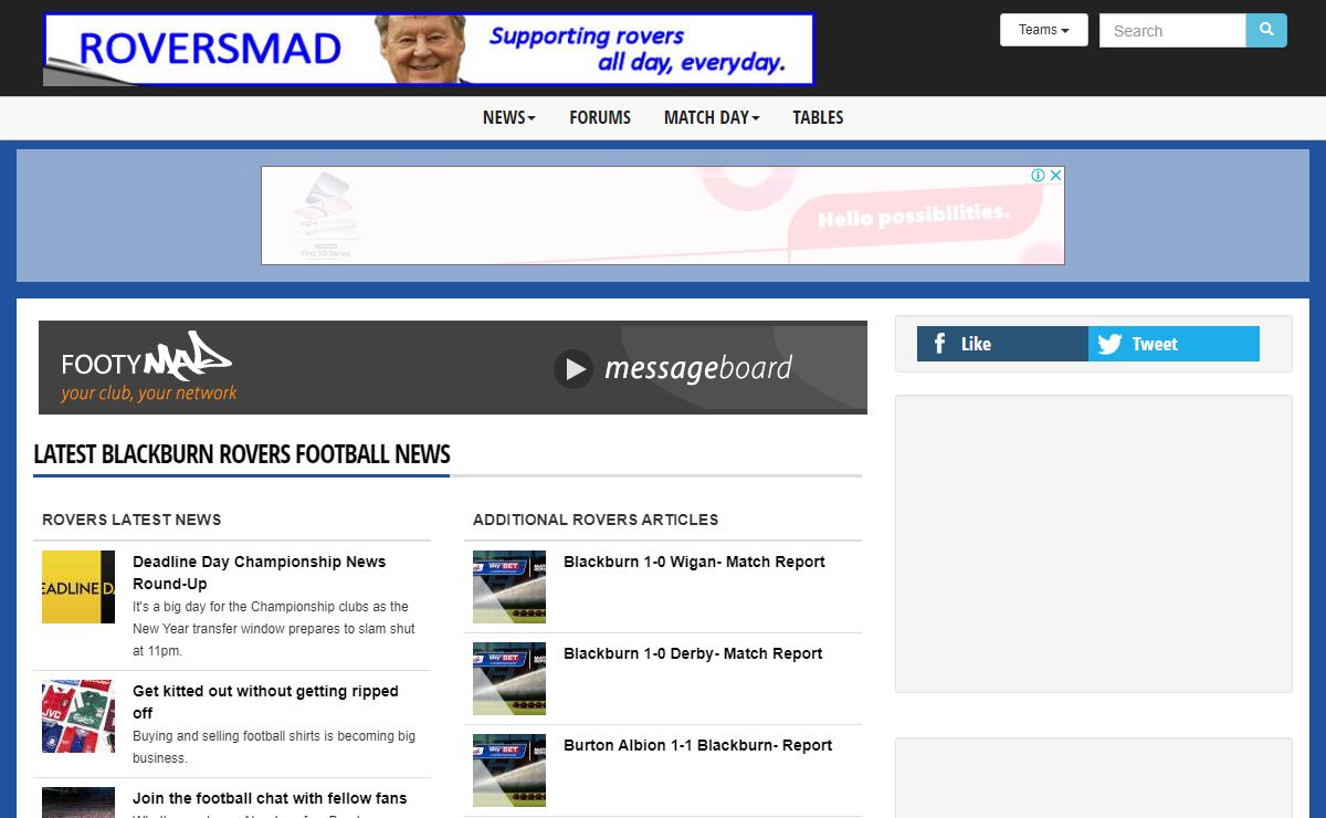 Blackburn Rovers News - RoversMAD