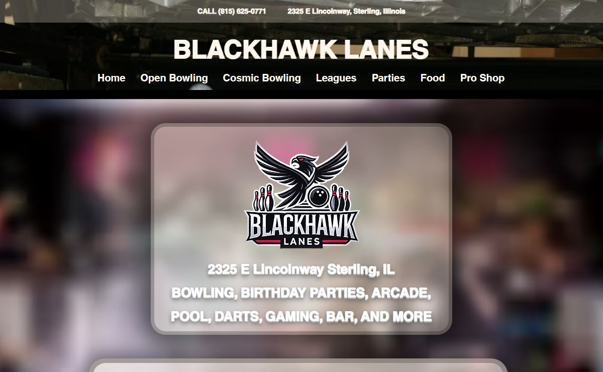 Blackhawk Lanes | Bowling Alley | Sterling, Illinois