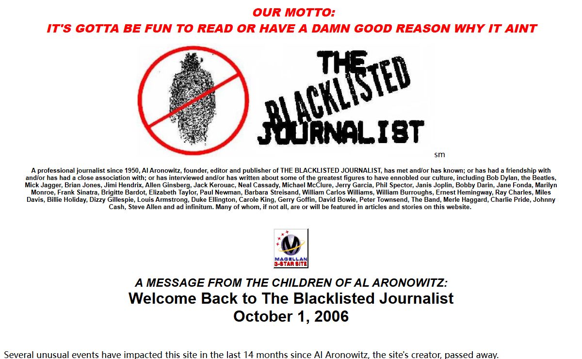 The Blacklisted Journalist