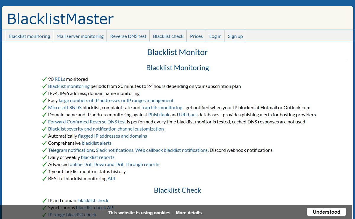 BlacklistMaster - Blacklist Monitor | Blacklist Check