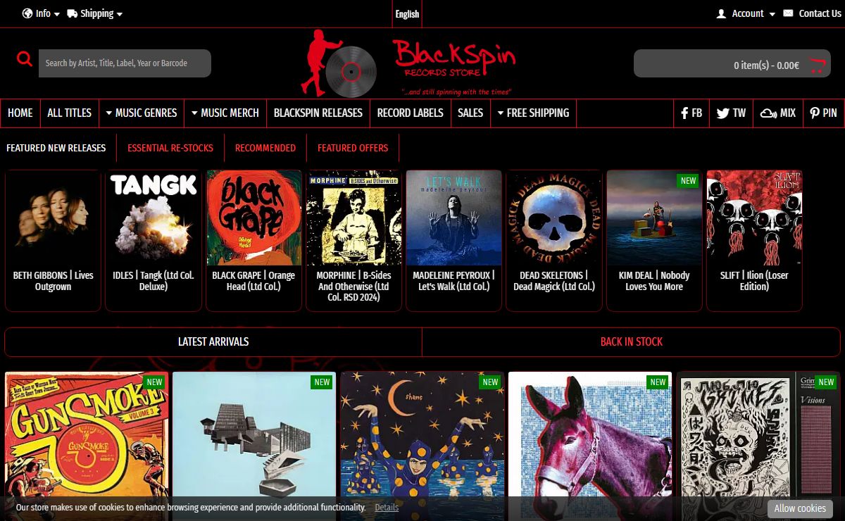 Blackspin Vinyl Records Store