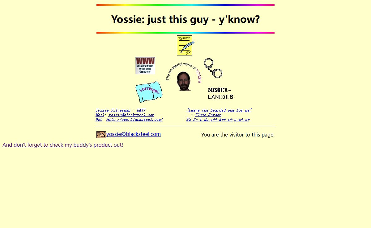 The Wonderful World of Yossie