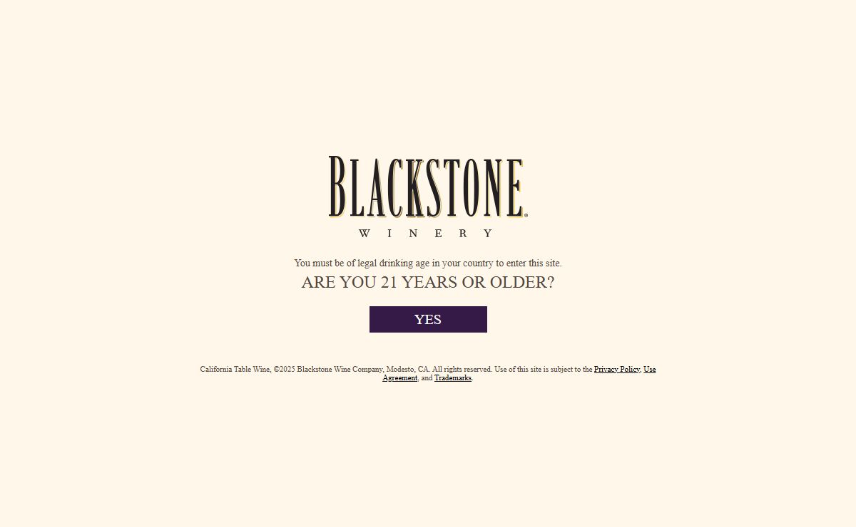 Blackstone wines - Winemaker's Select California Wines - Wines for Every Day