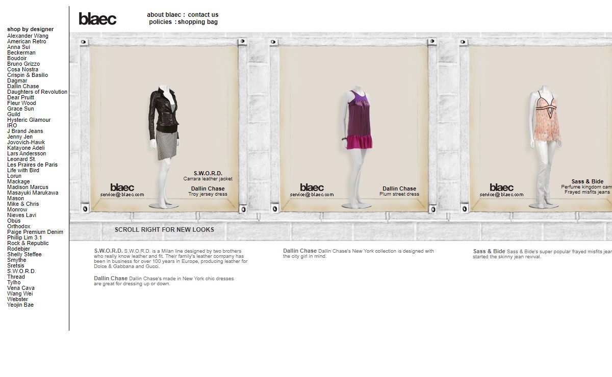 SWORD leather jackets Mackage Rock&Republic jeans Alexander Wang Mike & Chris at blaec