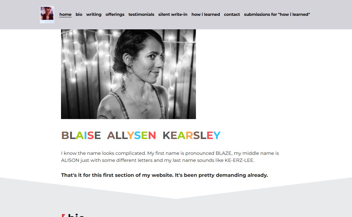Blaise Allysen Kearsley