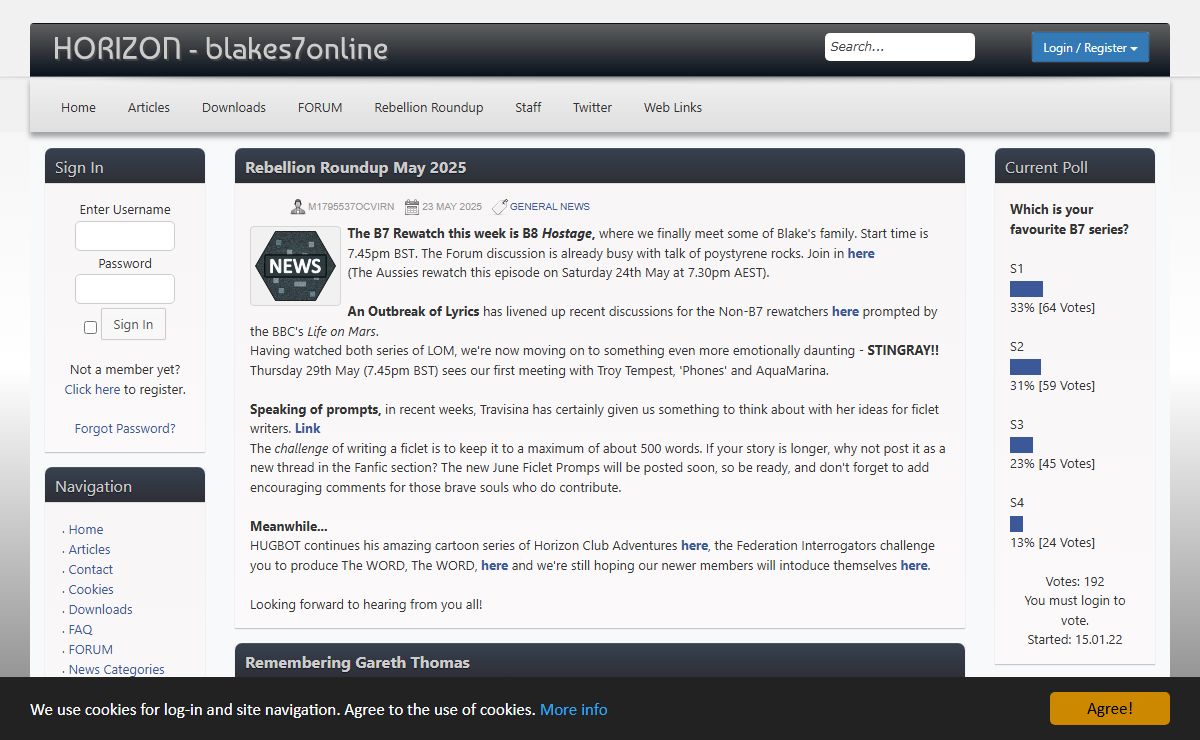 News - blakes7online