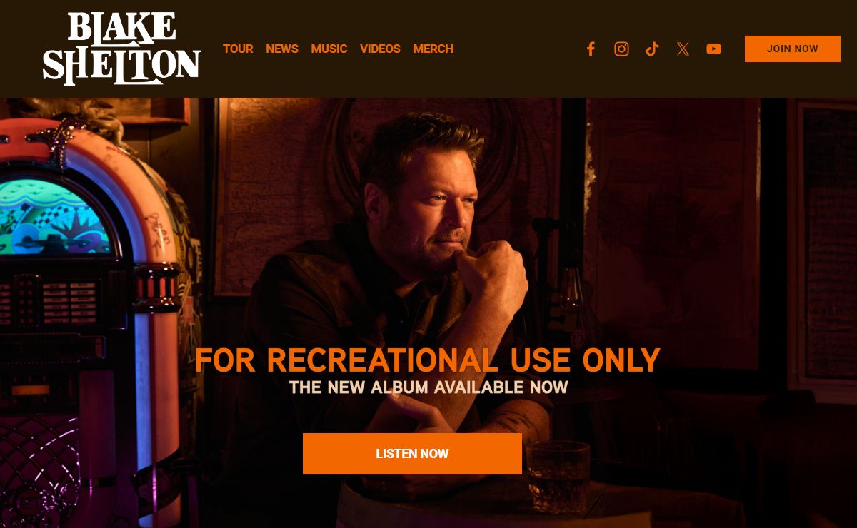 Official Website | Blake Shelton