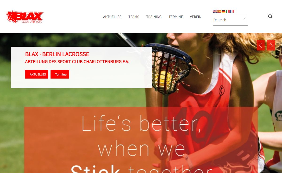 BLAX | BERLIN LACROSSE - Home