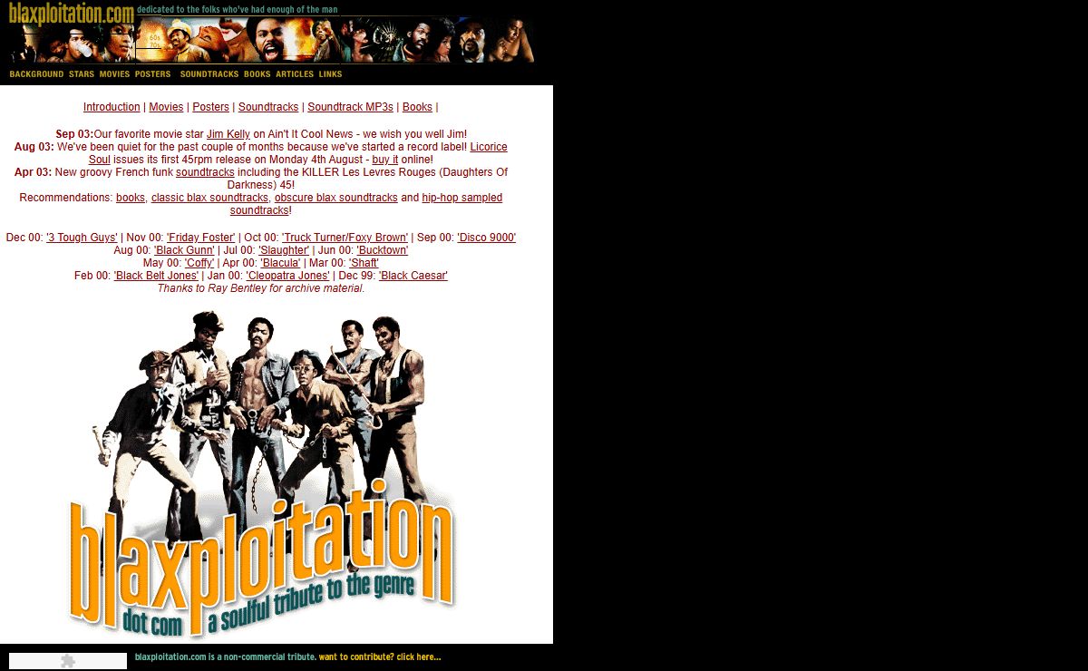 Blaxploitation.com | A soulful Tribute...