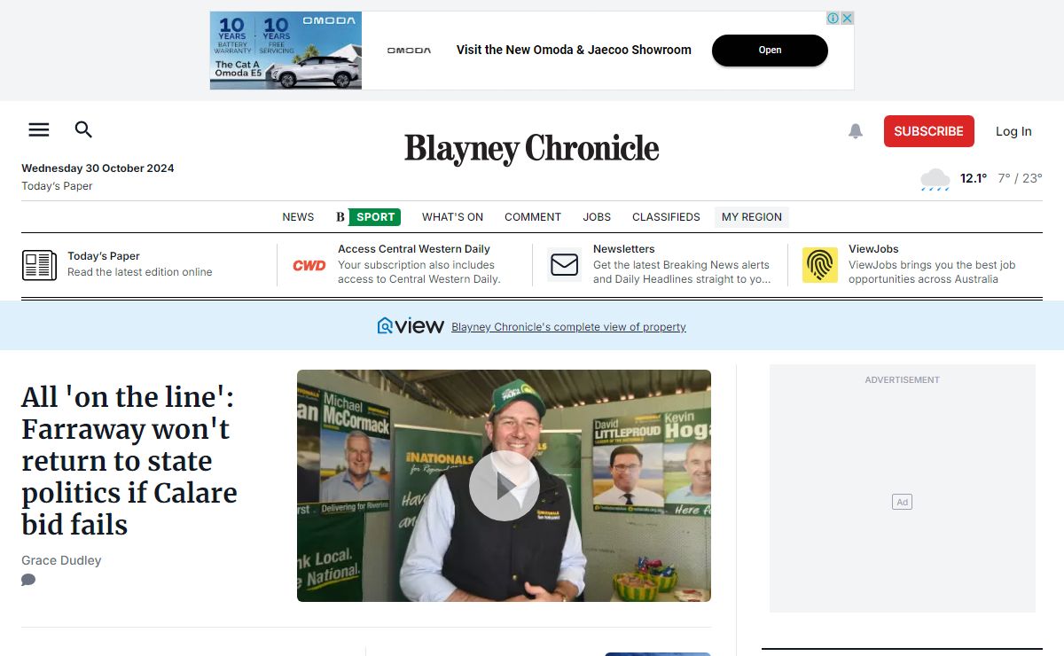 Blayney news, sport and weather | Blayney Chronicle | Blayney, NSW