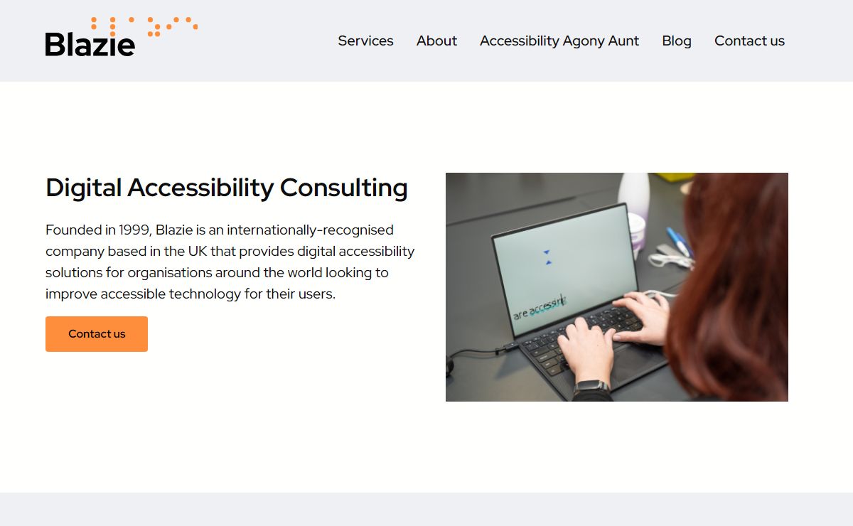 Home | Blazie | Digital Accessibility Consulting UK