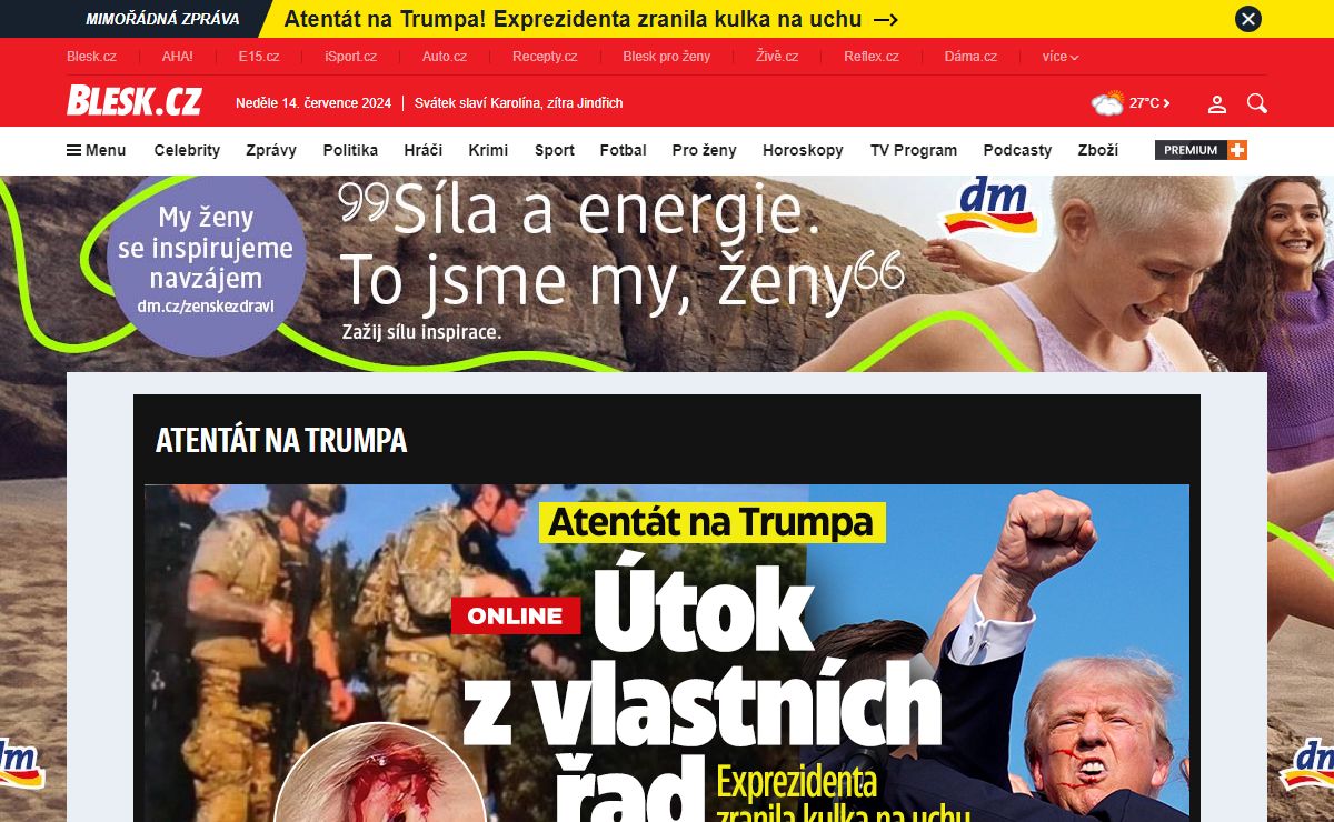Blesk.cz - zprávy, celebrity, sport, zábava