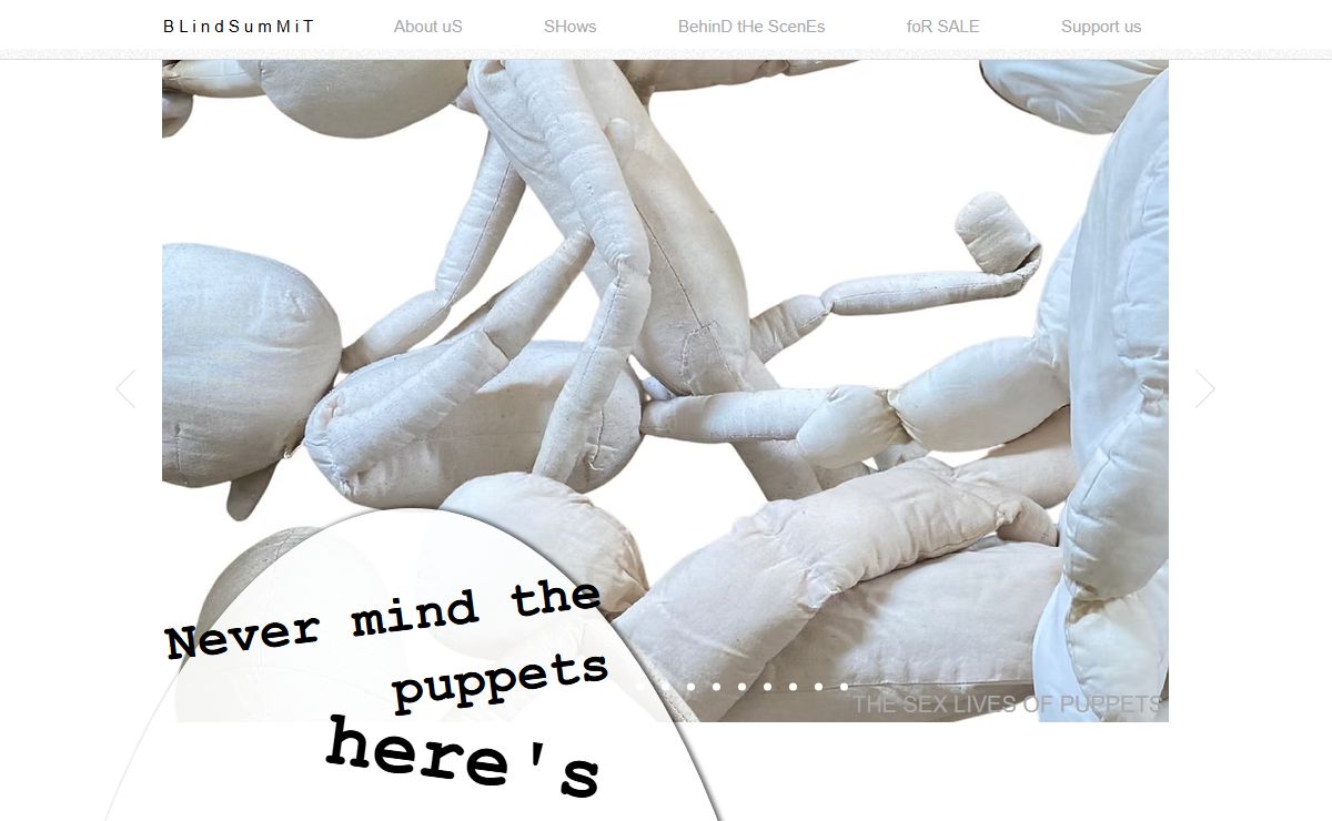 Blind Summit Theatre | Puppet Theatre | England