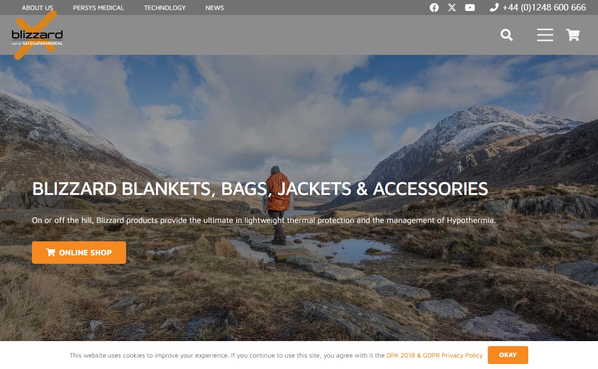 Blizzard Protection Systems – The New Standard in Lightweight Thermal Protection