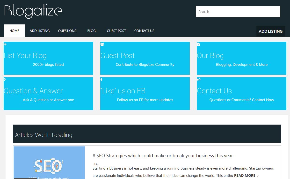 Blogatize | The Social Blog Network Blogatize