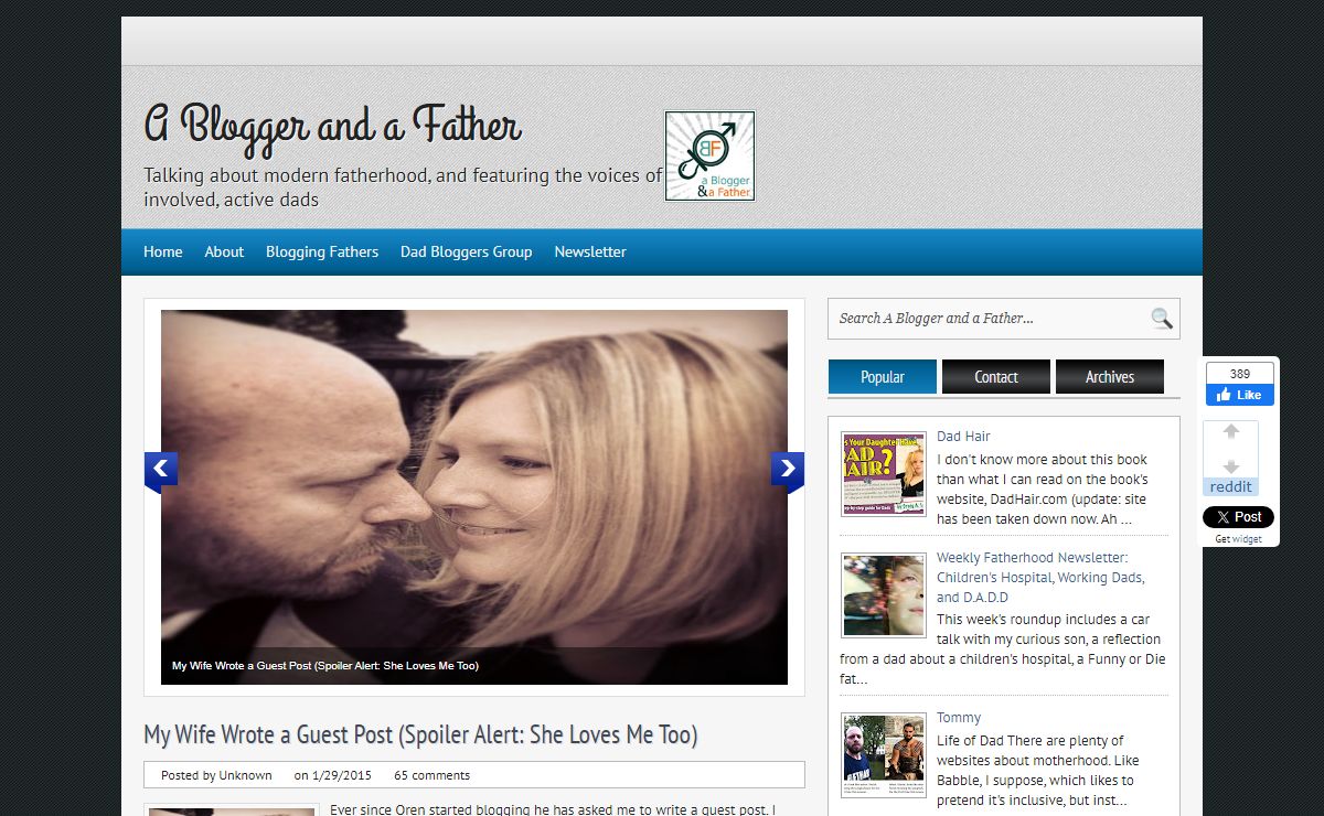 A Blogger and a Father