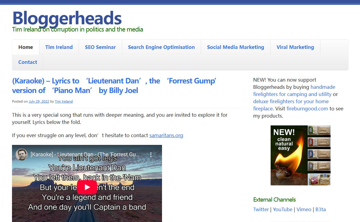 Bloggerheads (UK) | Tim Ireland on tabloids, media, blogs & politics