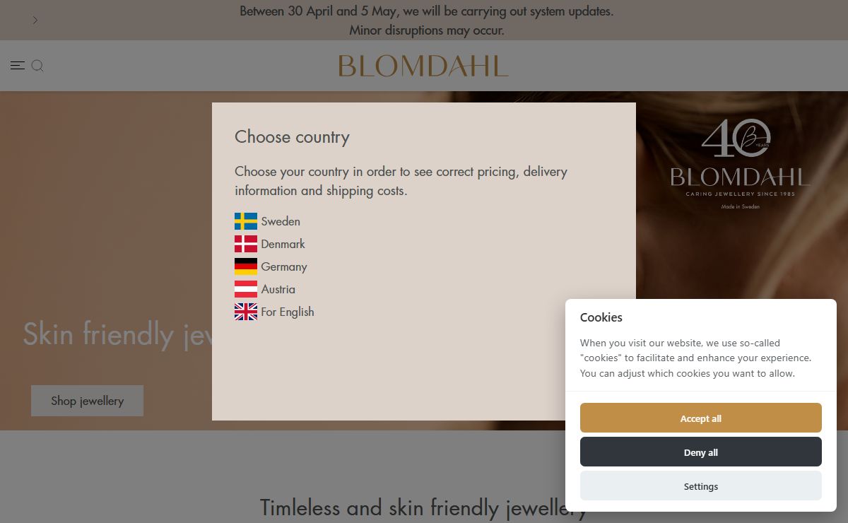 Blomdahl – Stylish, skin friendly jewellery and medical piercing - Blomdahl