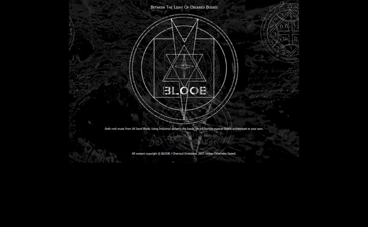 BLOOB - Gothic Rock Hymns for the Downtrodden