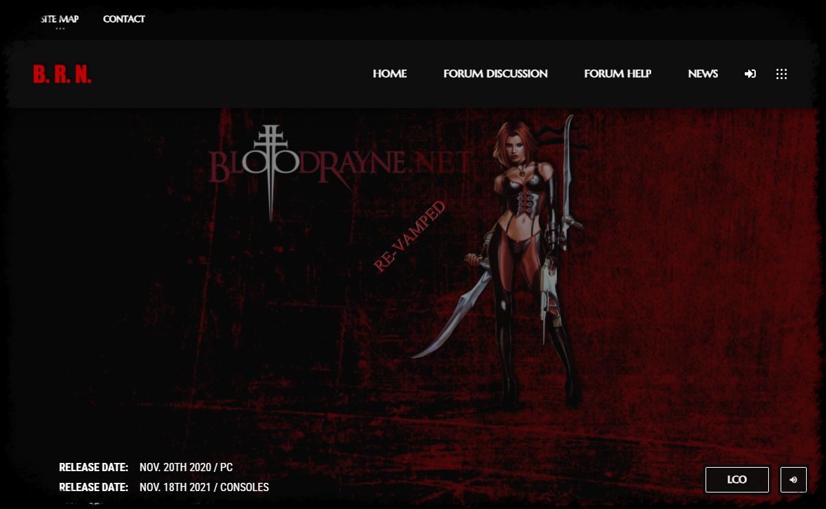 BLOODRAYNE : BLOODRAYNE.NET | HOME PAGE | RE-VAMPED!