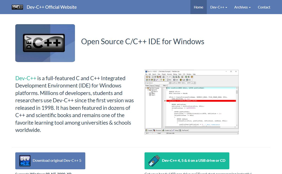 Home - Dev-C++ Official Website