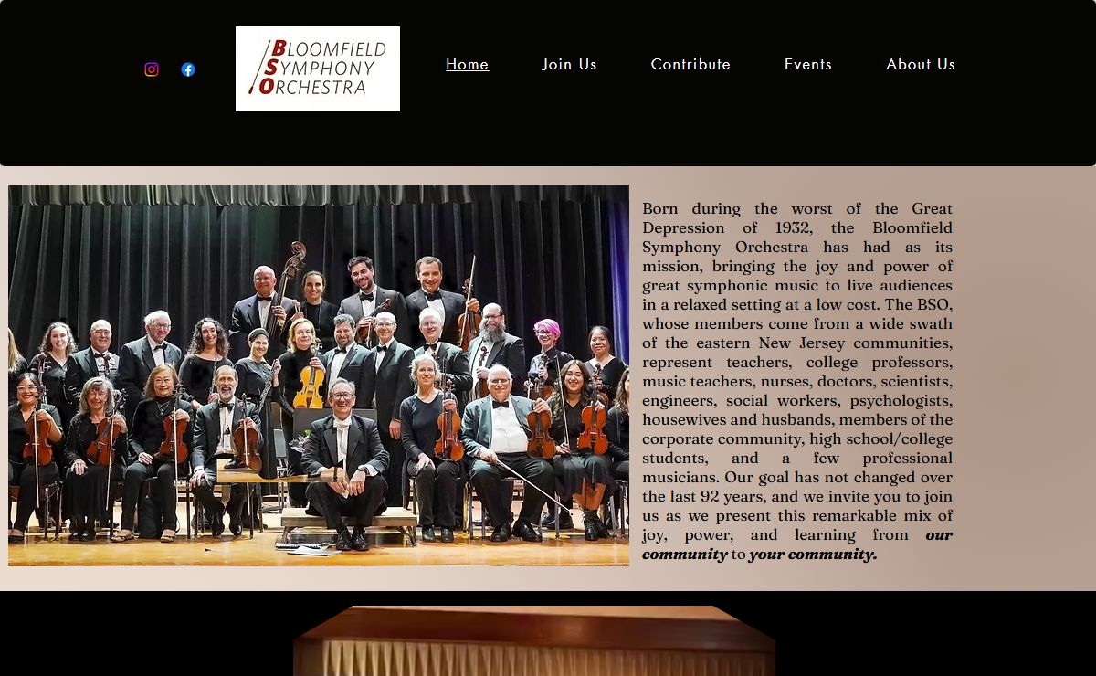 Bloomfield Symphony Orchestra | Orchestral Concert | Bloomfield, New Jersey