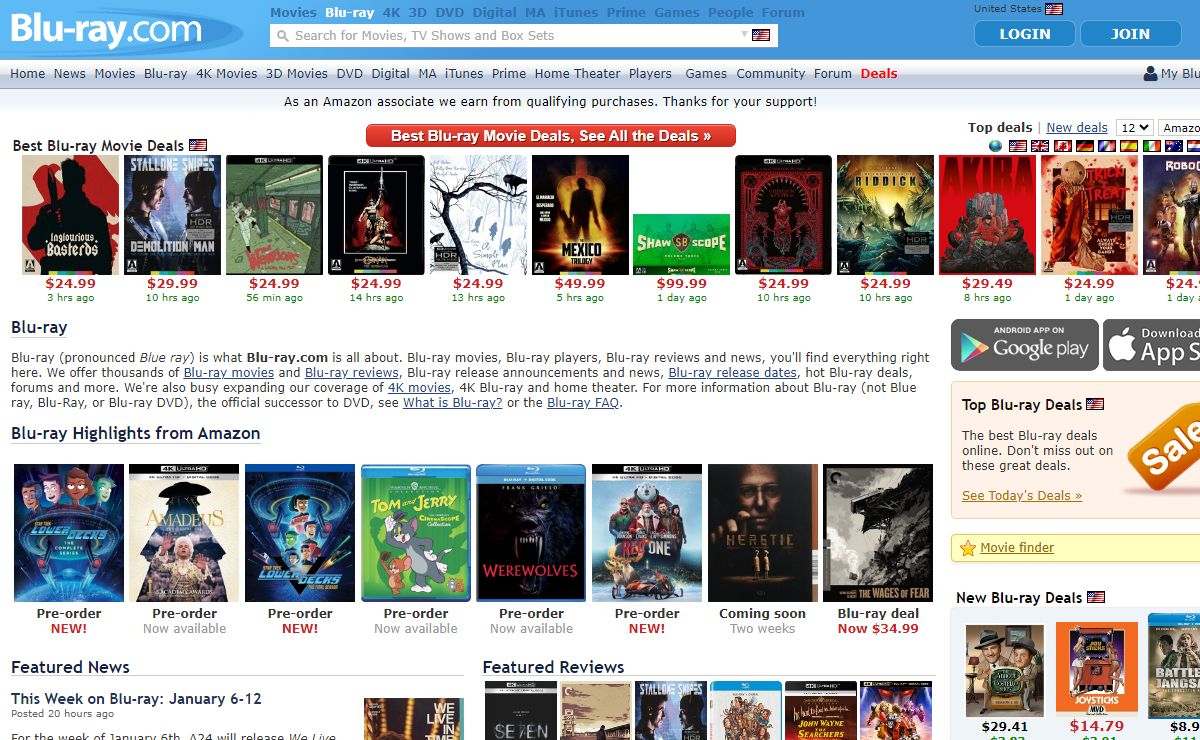 Blu-ray, Blu-ray Movies, Blu-ray Players, Blu-ray Reviews