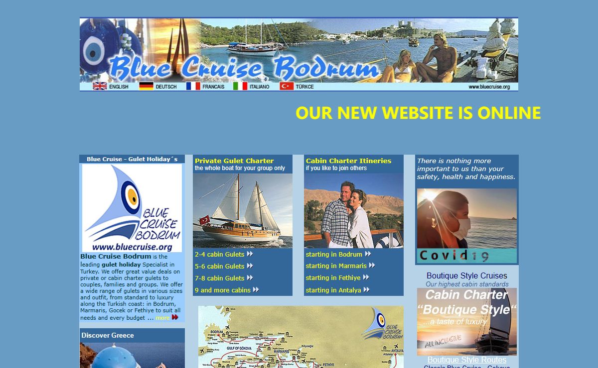 Blue Cruise Bodrum - The leading gulet specialist in Turkey