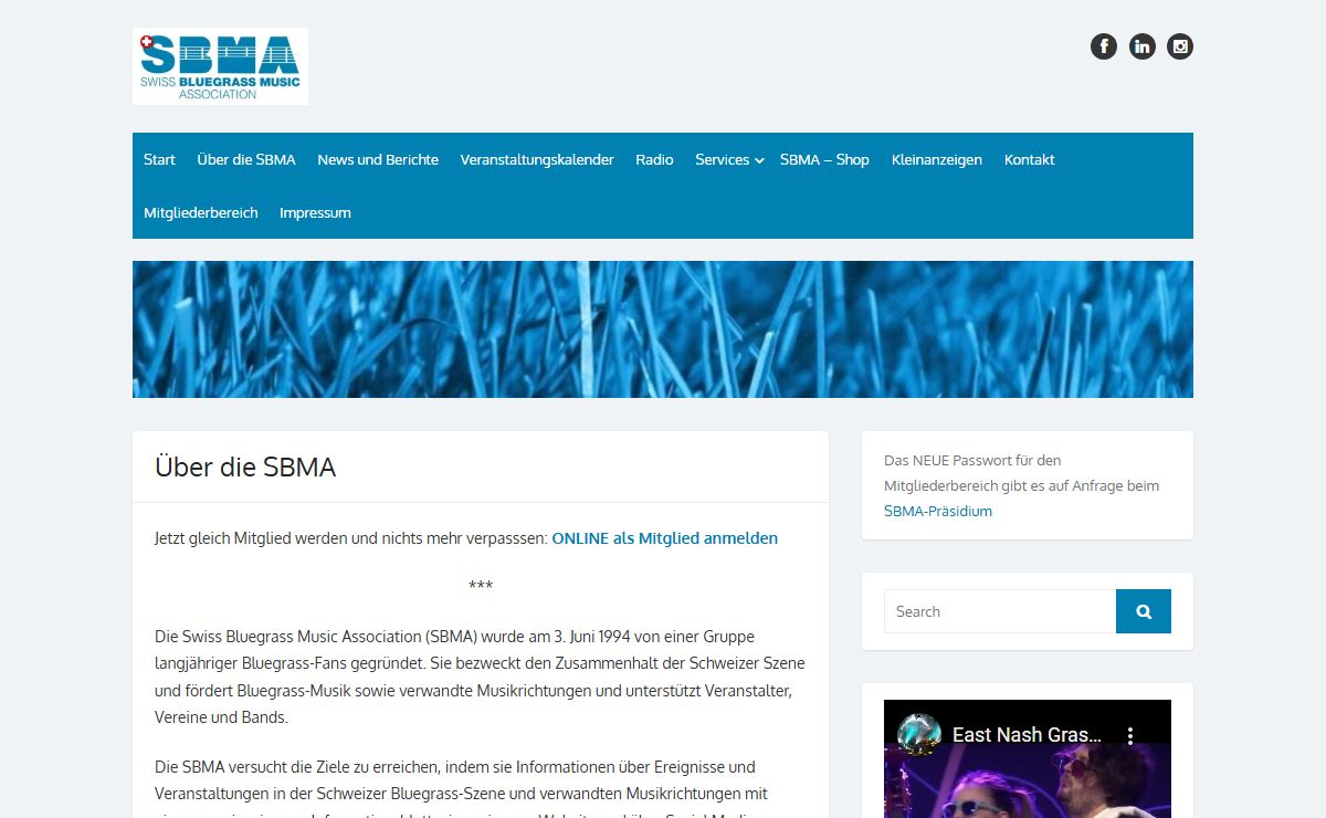 SBMA – Swiss Bluegrass Music Association