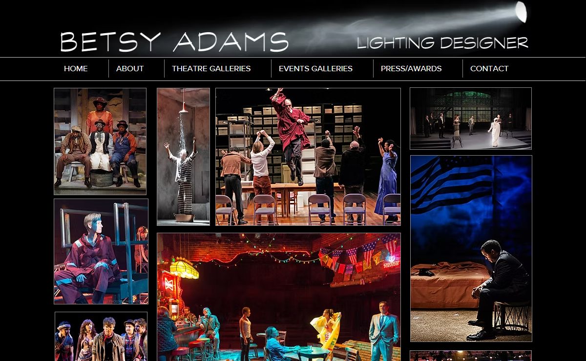 Blue Hill Design | Betsy Adams Lighting Designer | Theatre Lighting