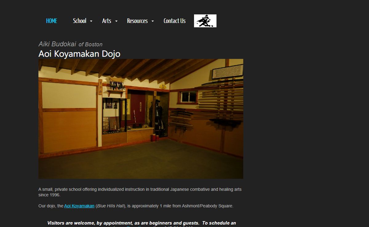 Aoi Koyamakan Dojo- Main Page- Aiki Budokai of Boston