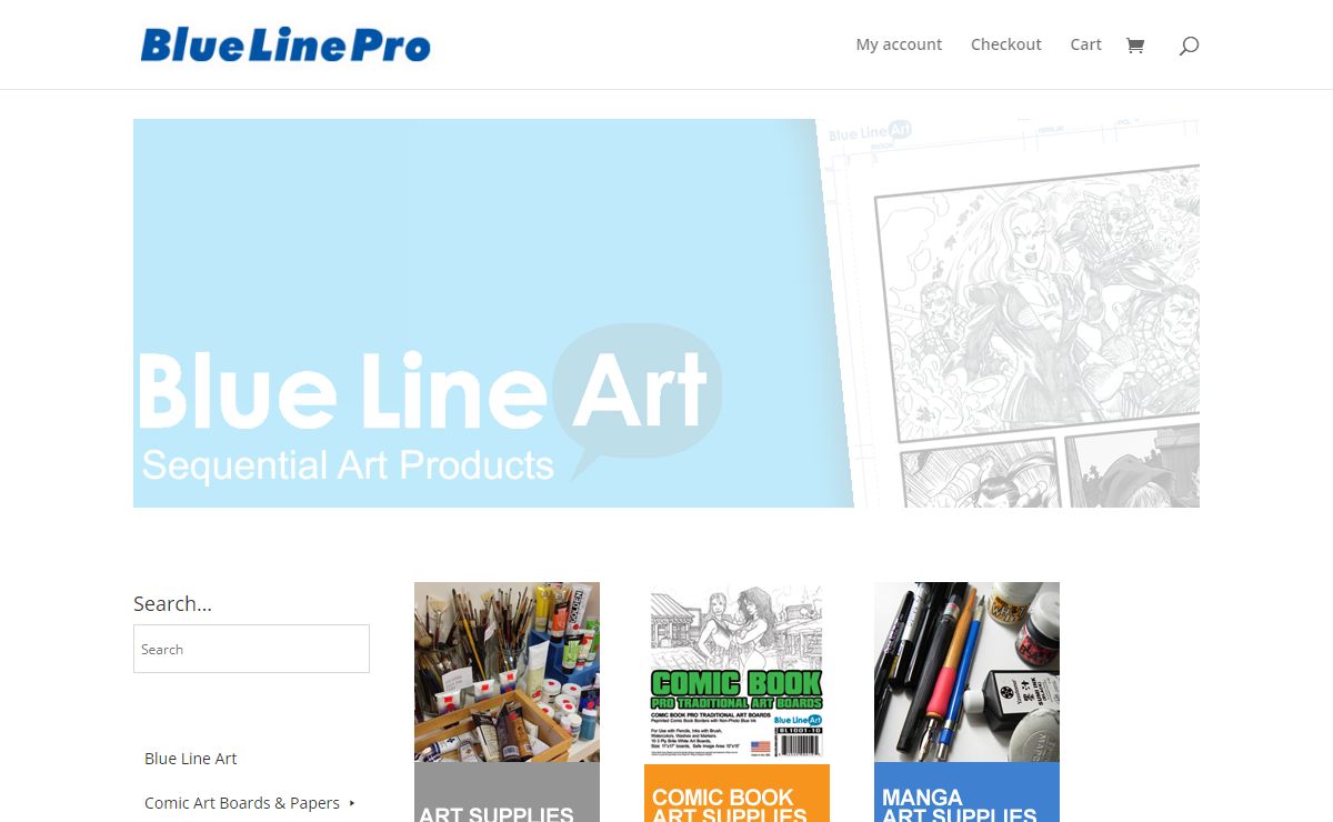 Blue Line Pro | Serving Comic Book and Animation Creators for over Thirty Years!