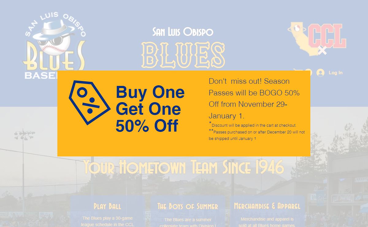 SLO Blues Baseball | San Luis Obispo Blues Baseball | San Luis Obispo, CA, USA