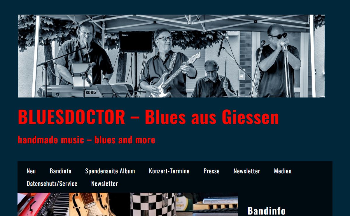 BLUESDOCTOR - Blues aus Giessen - handmade music - blues and more