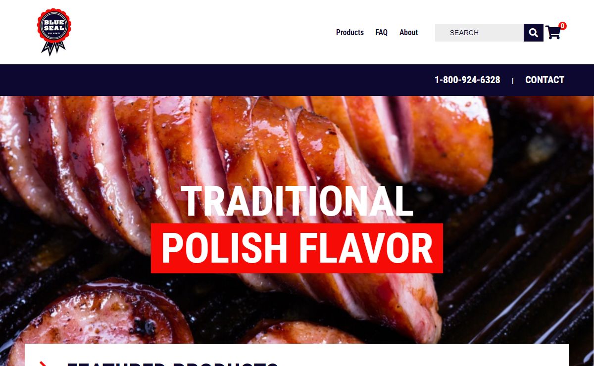 Blue Seal Kielbasa - Traditional Polish Flavor - Blue