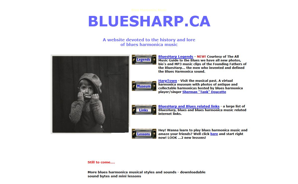 Blues Harmonica Music - The Bluesharp Page