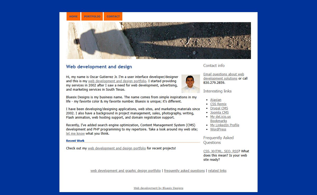Web development and design - Bluesix Designs