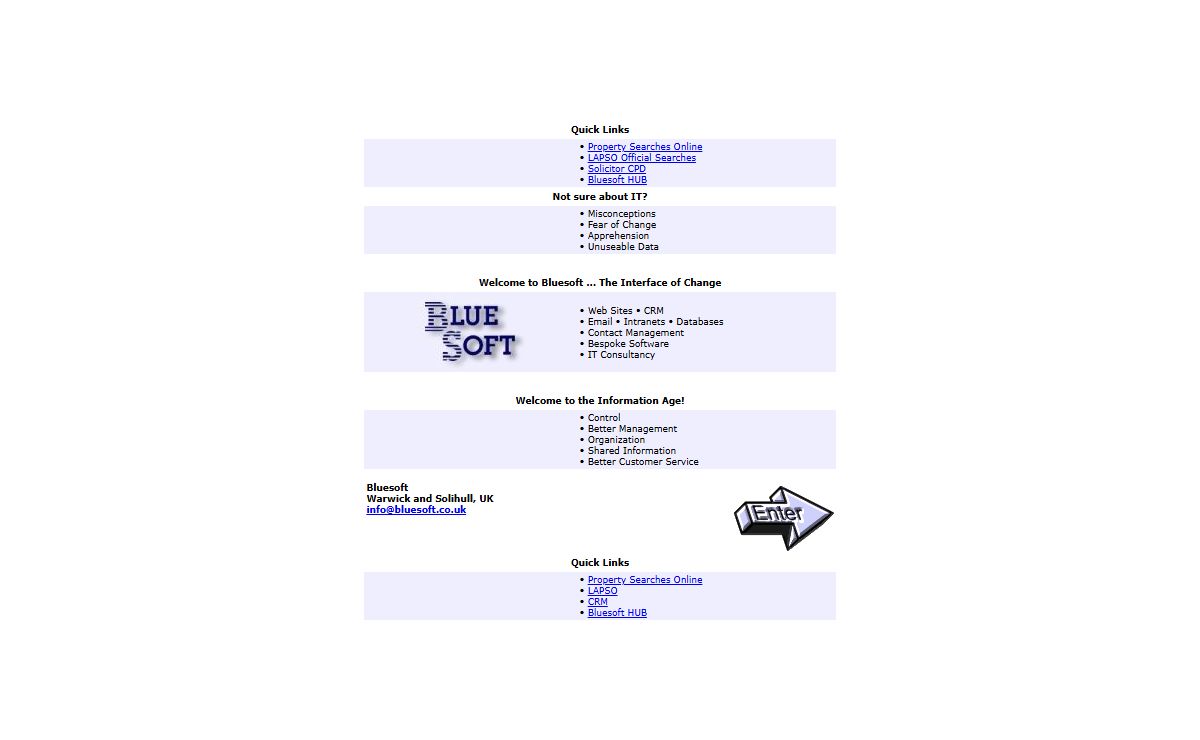 Bluesoft | Website | Database | Intranet | Software | E-commerce